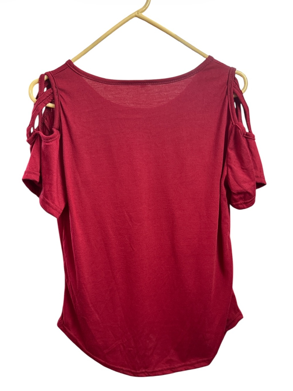 Faith.Hope.Love Cold Shoulder Tee Size XL - Picture 3 of 6